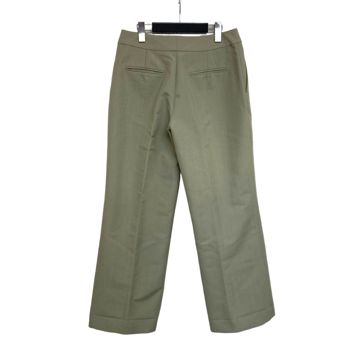 SUITING LOW-RISE WIDE TROUSERSストレートスラックスFU T PT008