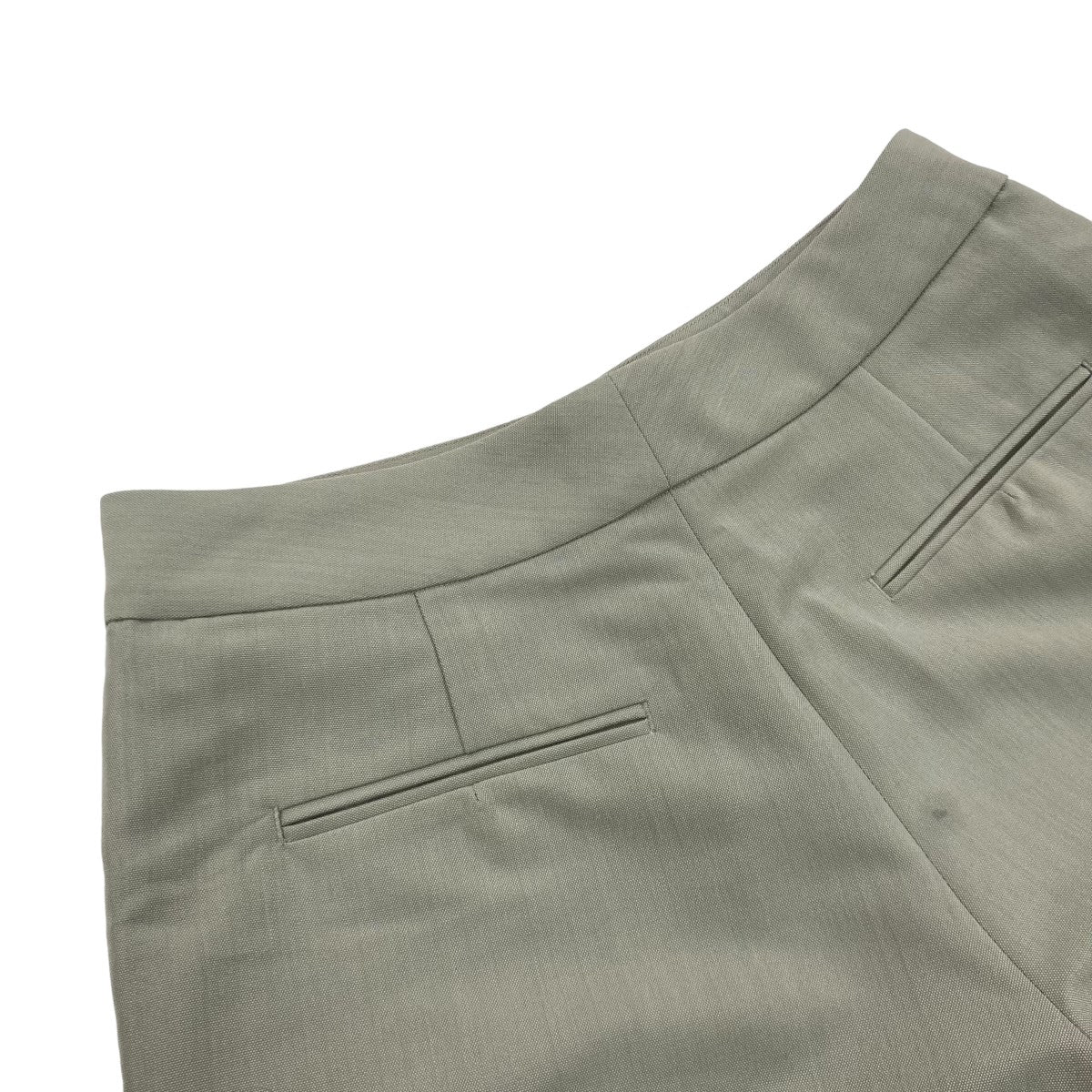 SUITING LOW-RISE WIDE TROUSERSストレートスラックスFU T PT008