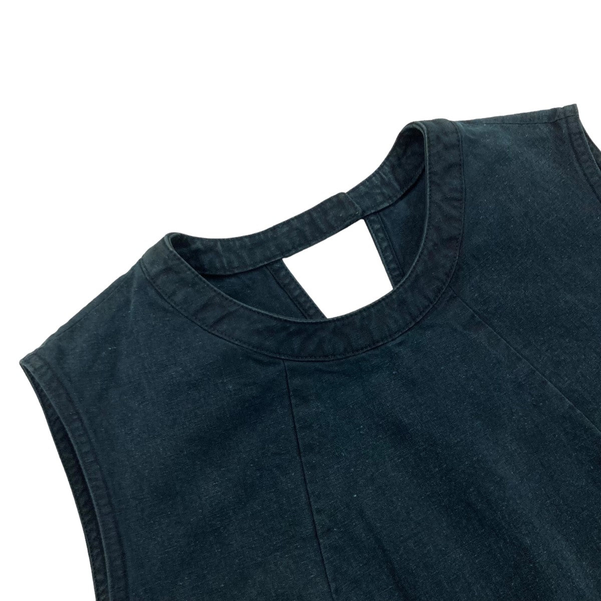 23SSGarment Dye OPガーメントダイノースリーブワンピース3710300137