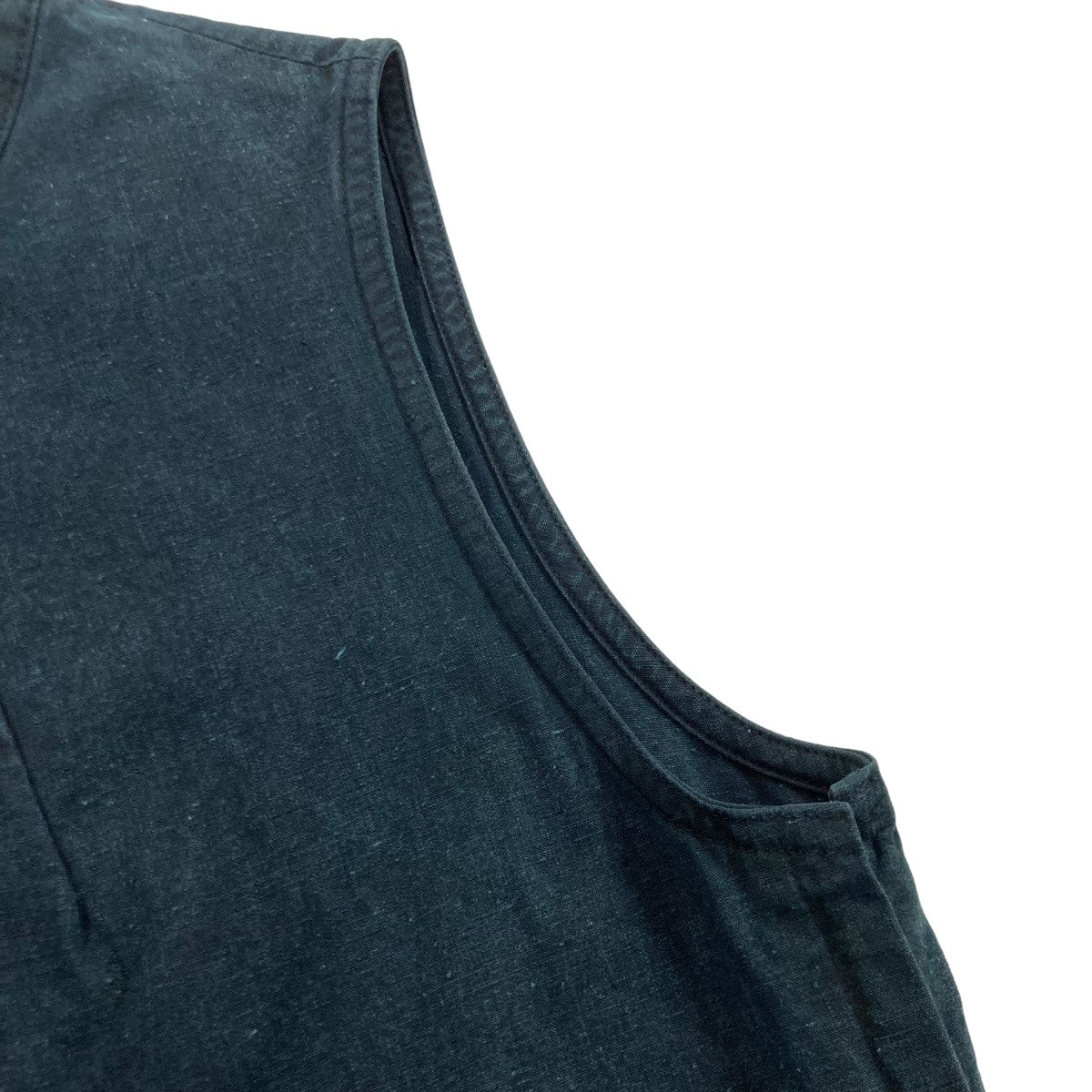 23SSGarment Dye OPガーメントダイノースリーブワンピース3710300137