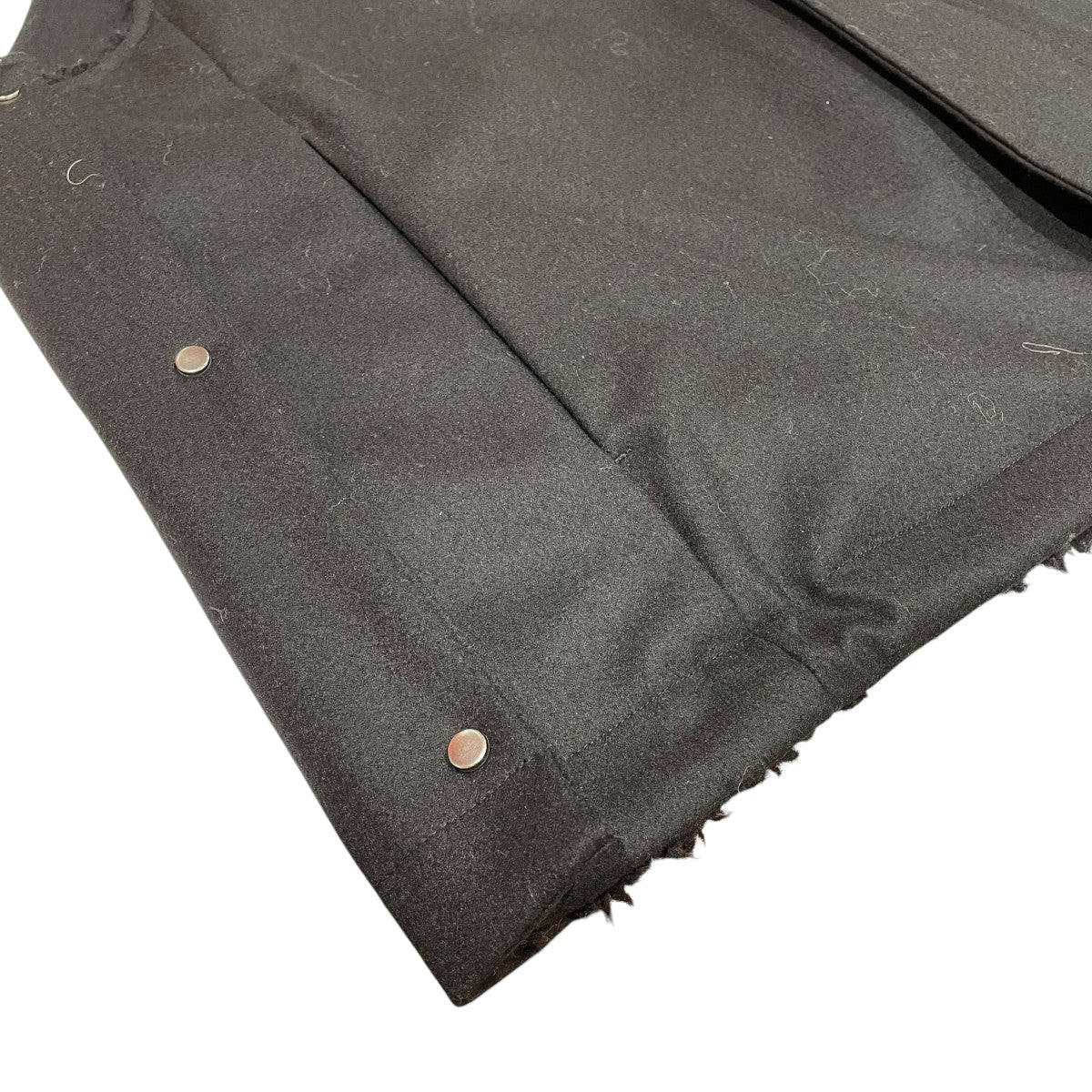 【中古】stein 22aw WOOL BOA REVERSIBLE VEST stein / シュタイン】WOOL FUR REVERSIBLE VEST - BLACK | 公式