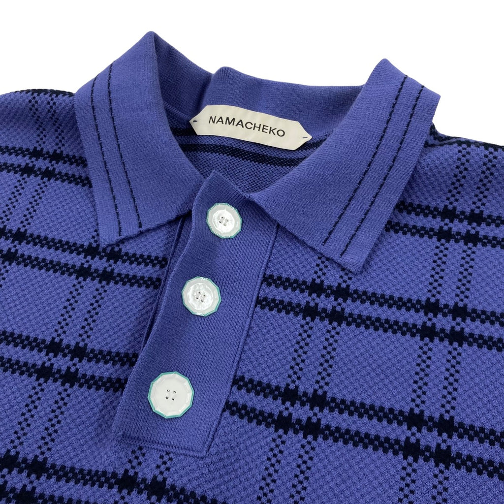 NAMACHEKO(ナマチェコ) 23SSTRIFA POLOポロシャツ ネイビー サイズ S 
