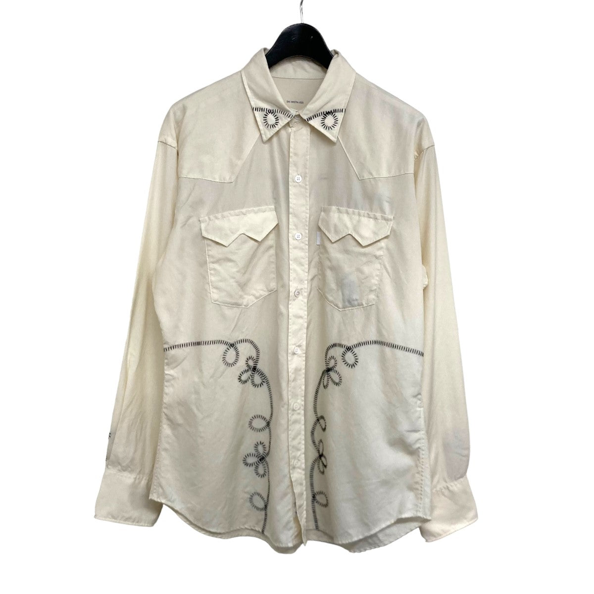 WAGAMAMA別注 SILK WOOL WESTERN SHIRTステッチシャツSH WSTN 025