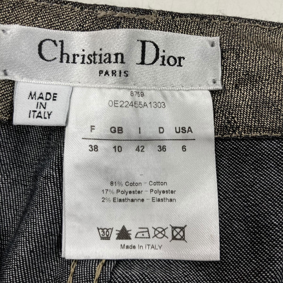 専用です Christian Dior 金ボタンシルクワンピース
