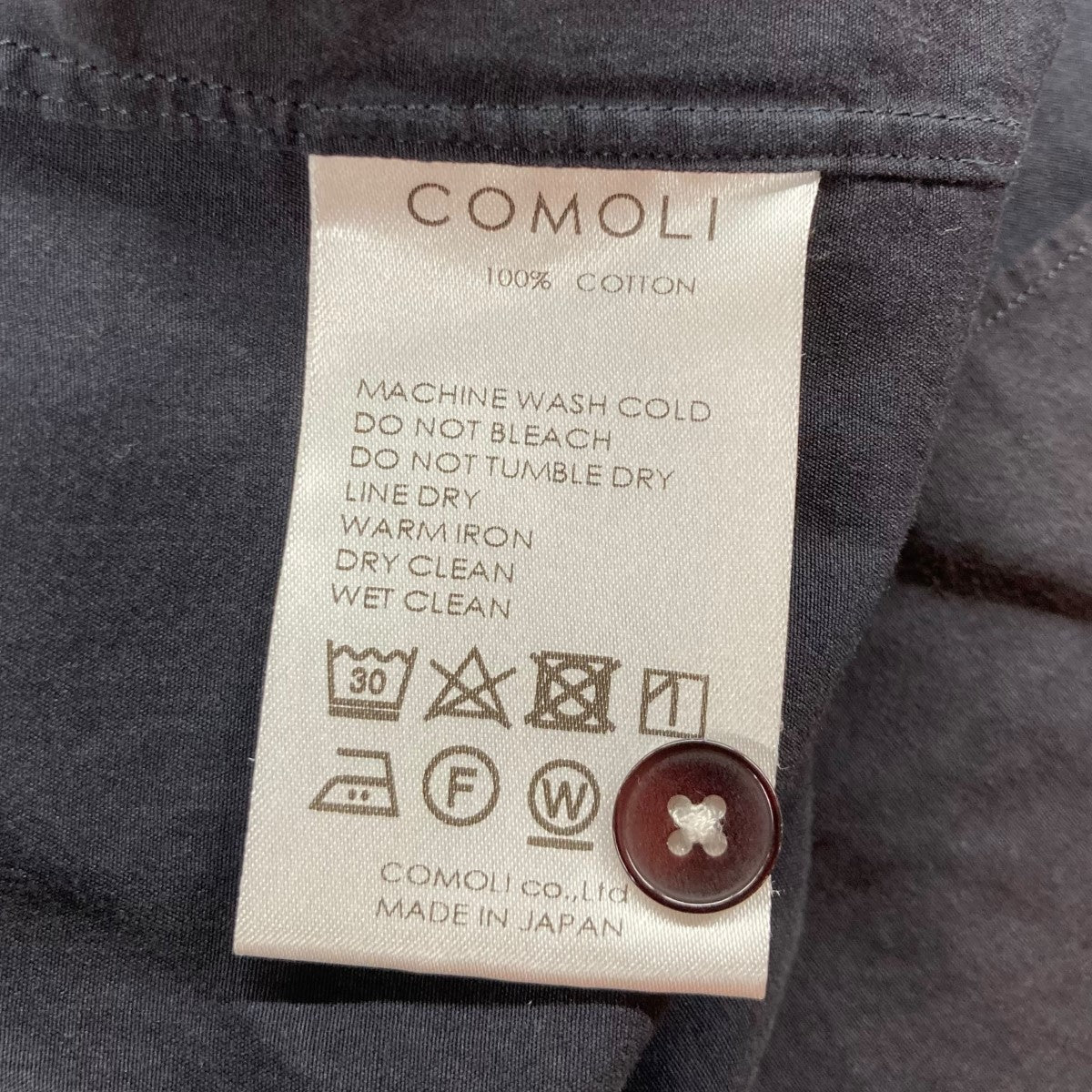 COMOLI(コモリ) 20SSコモリシャツR01 02001 R01 02001 ネイビー COMOLI(コモリ) 20SSコモリシャツR01 02001 R01 02001 ネイビー