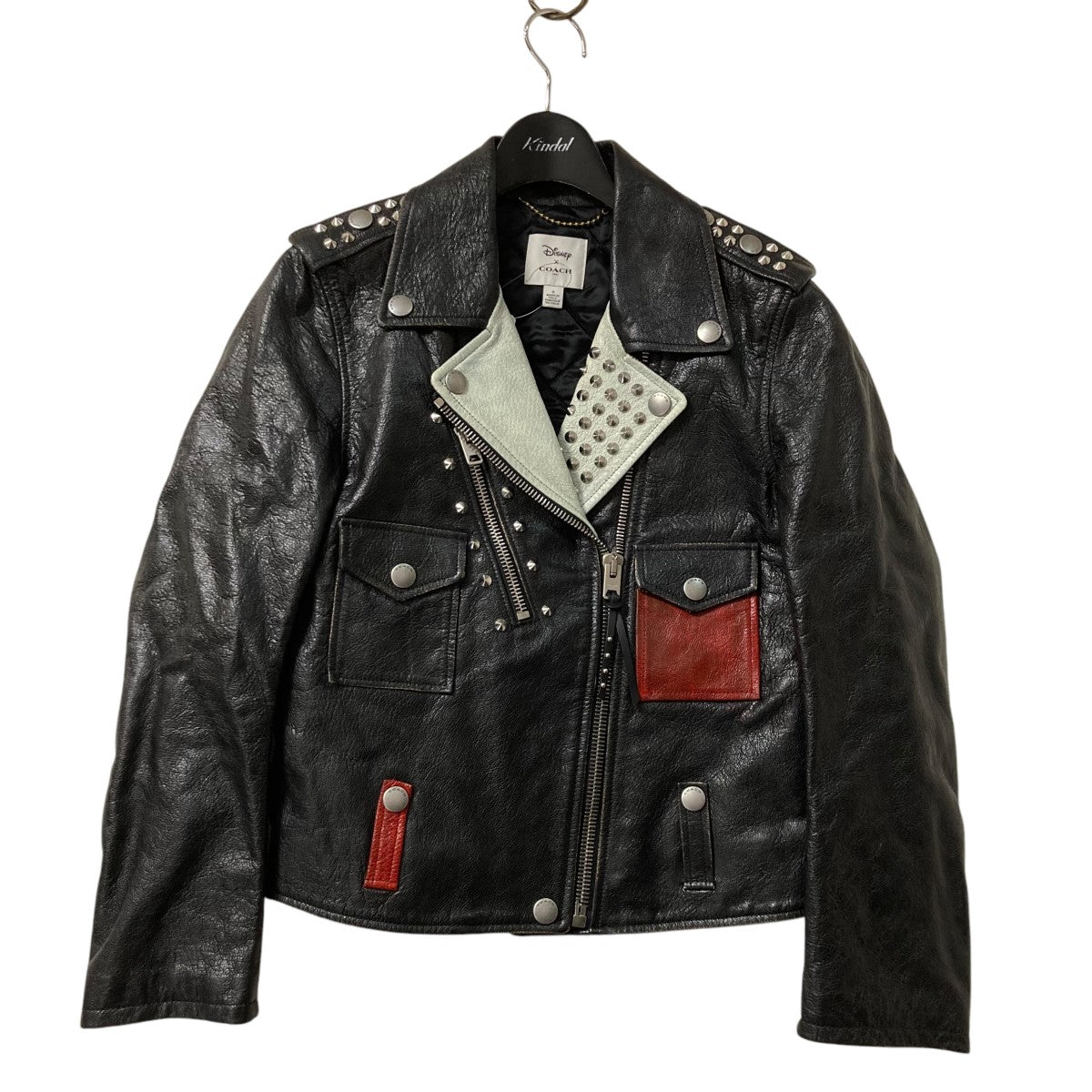Disney x Coach スタジャン ジャケット L 黒（新品，未使用） Disney x Coach スタジャン ジャケット L 黒（新品，未使用