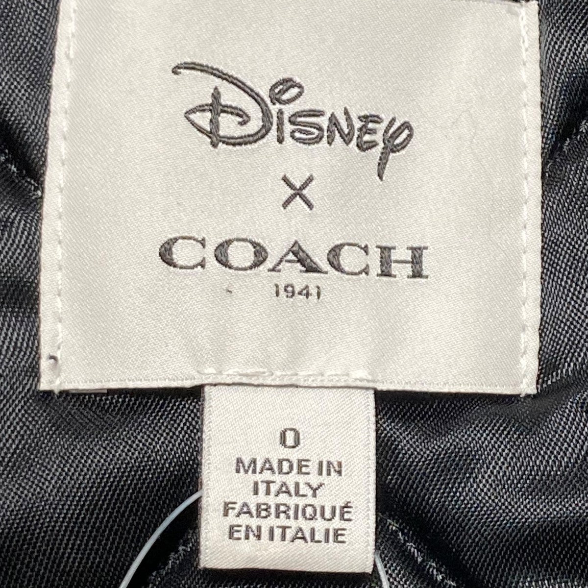 COACH×Disney 古着・中古 コーチ×ディズニーのスタッズダブルライダースジャケット 000 2015です。