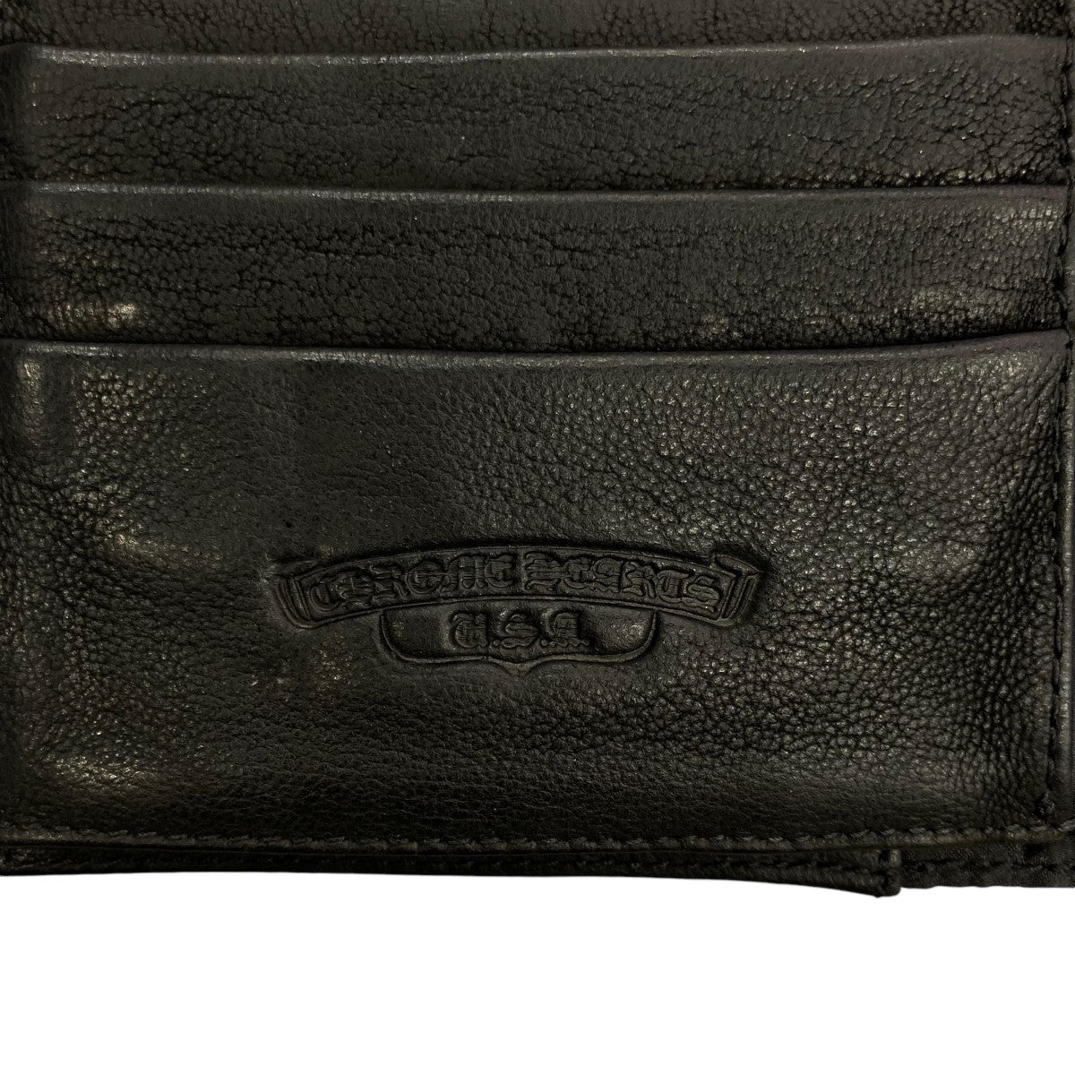 CHROME HEARTS ウェーブウォレット三つ折り長財布 の古着・中古アイテム