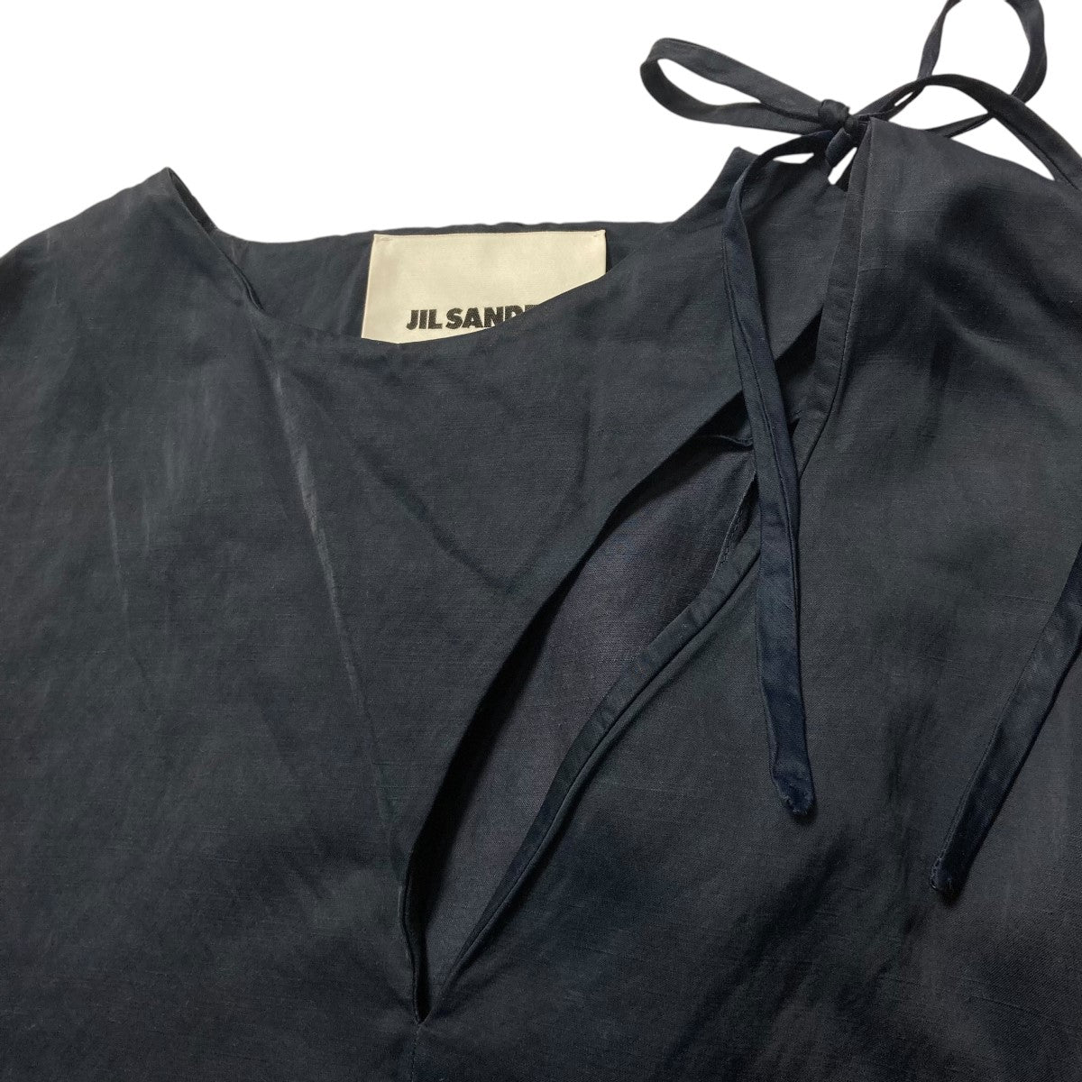 JIL SANDER 五分袖チュニックブラウスJSPQ560905 古着・中古-3枚目のアイテム画像