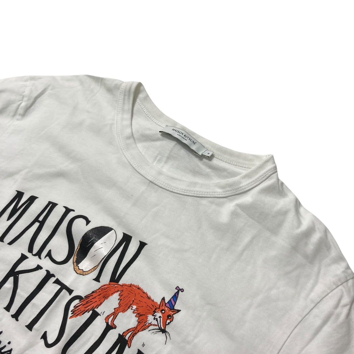 ★【MAISON KITSUNE】★パレロワイヤルクラシックTシャ.ツ★ 楽天市場】MAISON KITSUNE メゾンキツネ PALAIS ROYAL CLASSIC T