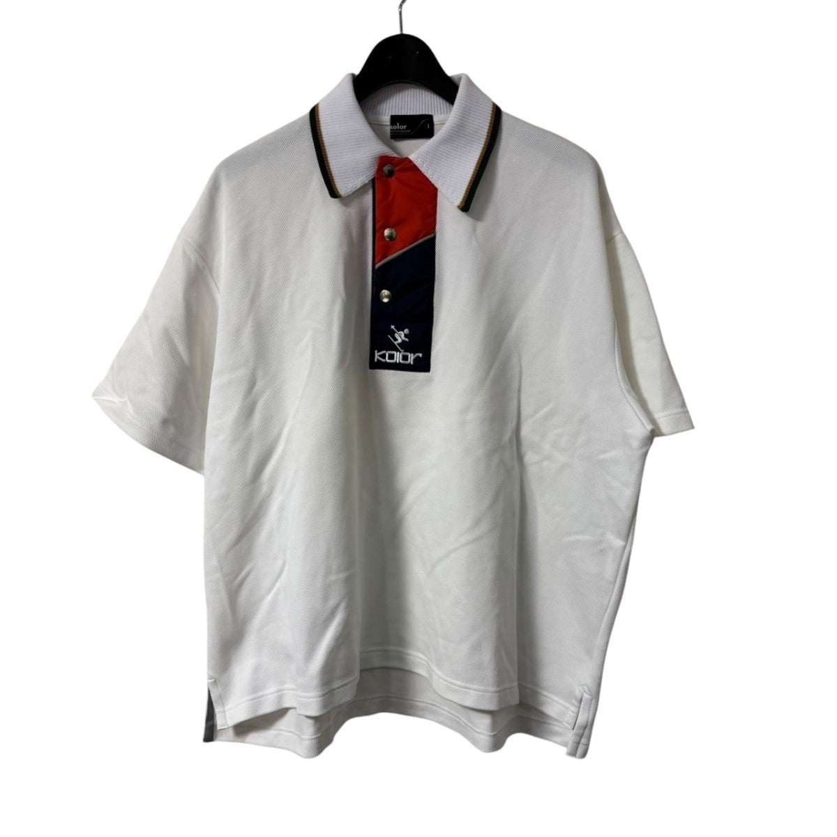 【kolor（カラー）】24SS ポロシャツ （サイズ1） kolor(カラー) 24SSポロシャツ24SCM T04202 24SCM T04202