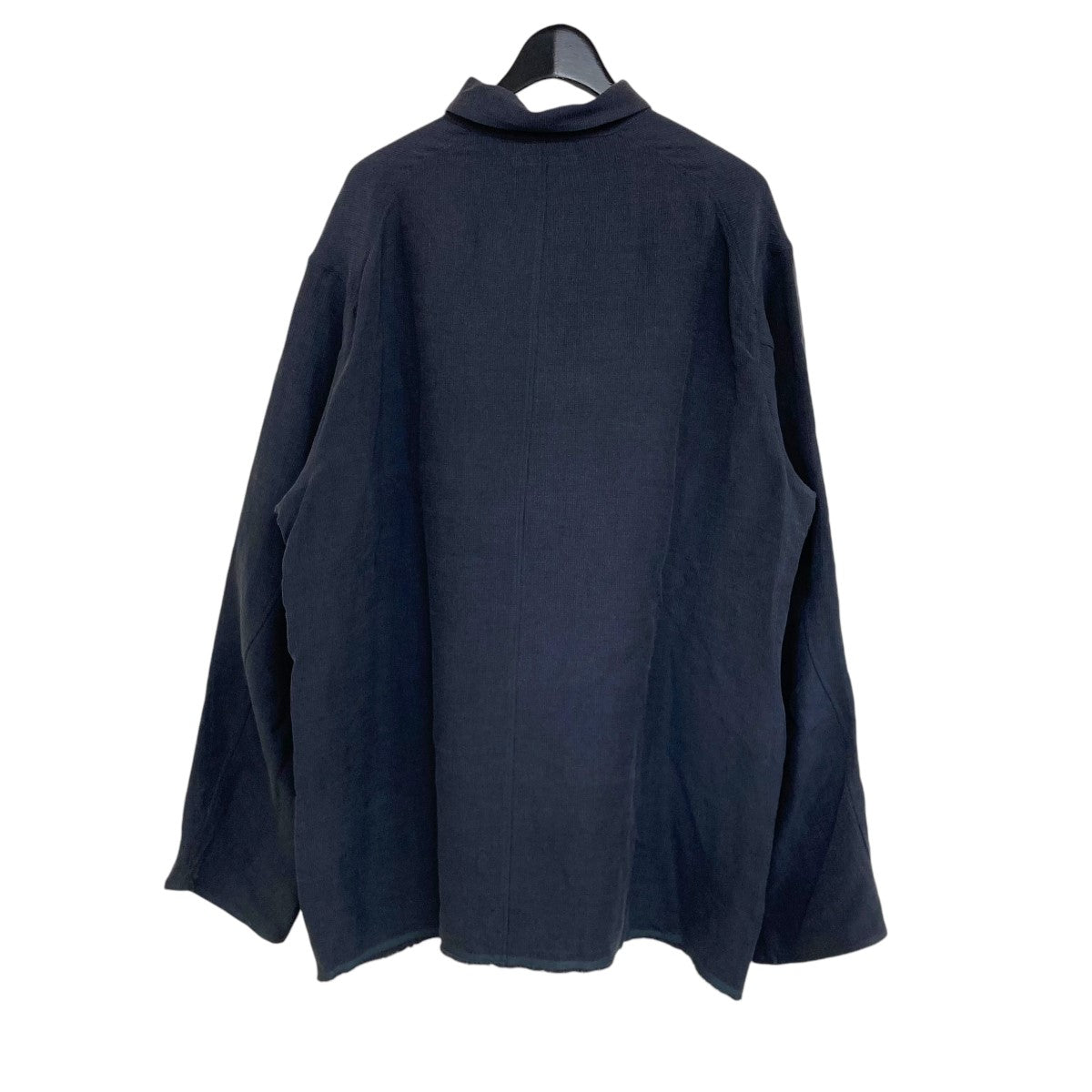 24SS折って折ってSHIRT JACKET 極上LINEN SILK 二重織カバーオールMT4103 0008A