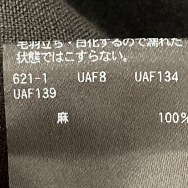 UNITED ARROWS◆ジレベスト/--/レーヨン/BLK/無地/1522-257-4883 UNITED ARROWS(ユナイテッドアローズ) / ジレベスト/--/レーヨン