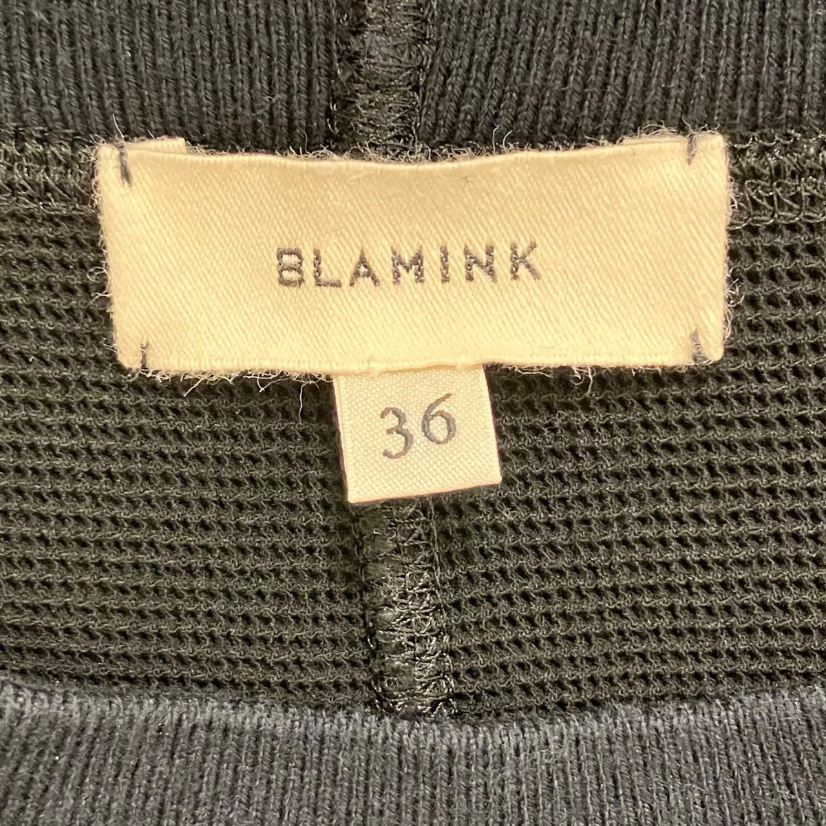 【値下げ】BLAMINK ノースリーブカットソー 79172990044 ブラック サイズ：36 (静岡パルコ店) BLAMINK(ブラミンク) ノースリーブカットソー79172990044