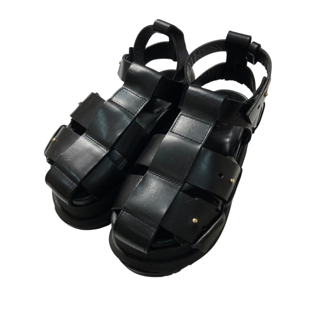 Sacai サカイ Mix Faux Fur Sandal ファー サンダル sacai - sacai サカイ 22-06298 Mix Faux Fur Sandals サンダル