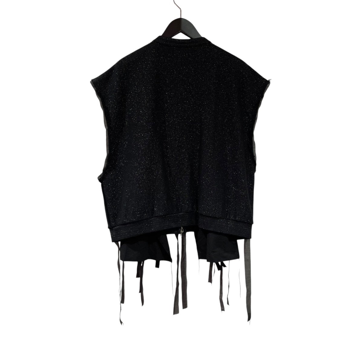Midorikawa(ミドリカワ) 23SSLAME SHORT SWEAT BLACK LAME