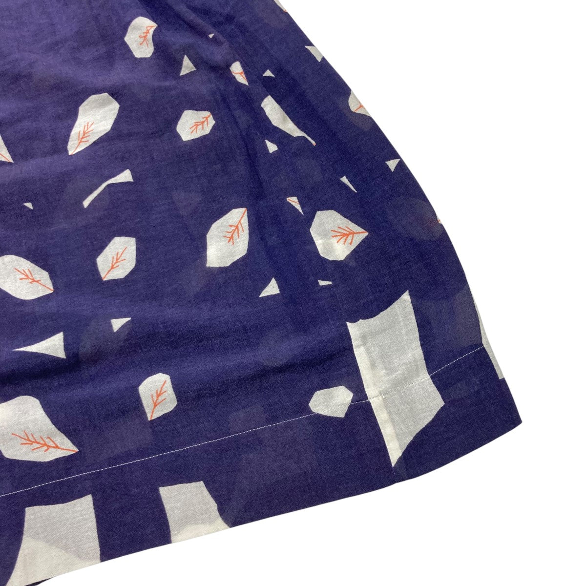 mina perhonen 15SShana tricot ケープスリーブワンピース半袖ワンピースts3175 古着・中古-4枚目のアイテム画像