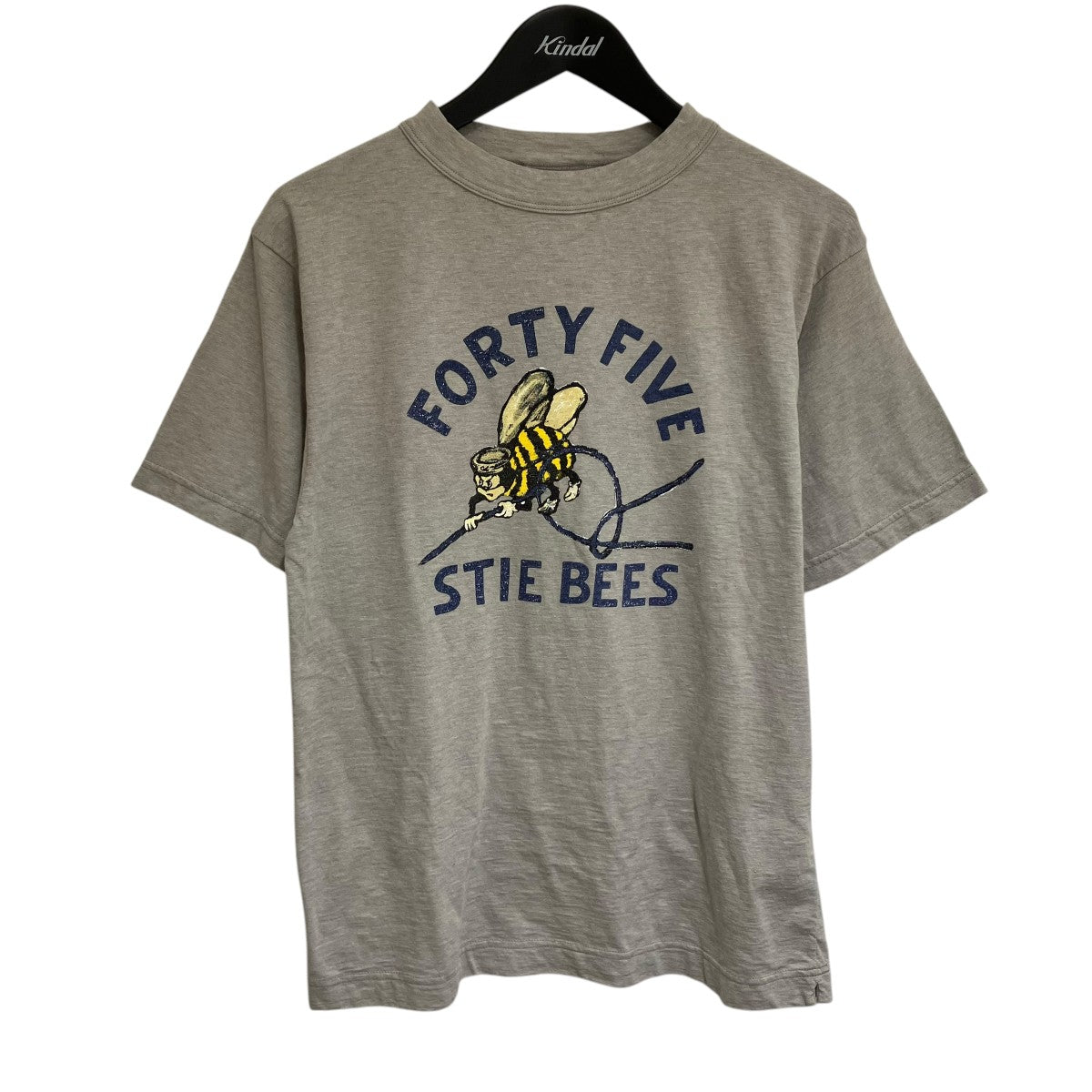 45R(フォーティファイブアール) 「STIE BEES」半袖Tシャツ