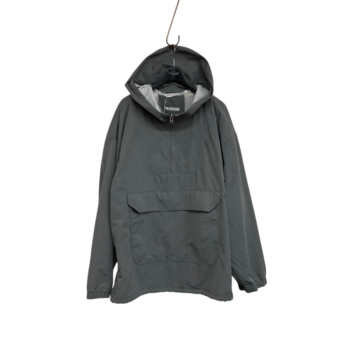 BIBLIOTHERK(ビブリオテーク) 24SSDOWN SHOULDERS ANORAK PARKAリモンタナイロンアノラックパーカーBR39  SS24 BR39 SS24 グレー サイズ Free｜【公式】カインドオルオンライン ブランド古着・中古通販【kindal】