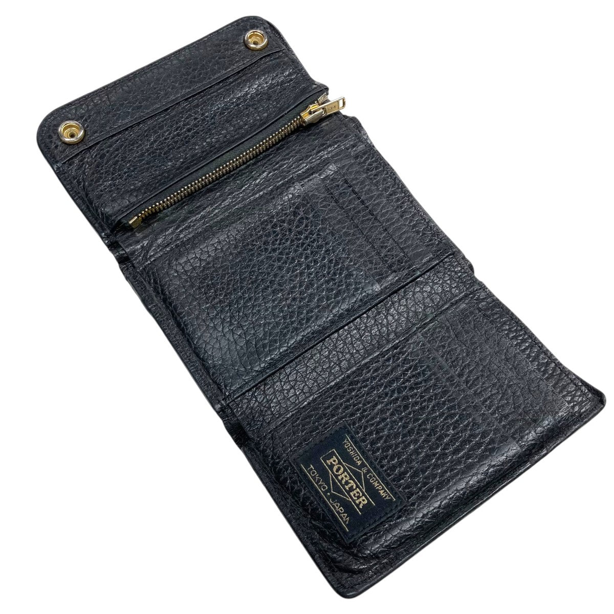 ⭐️極美品⭐️ PORTER 5525gallery 二つ折り財布 ブラック