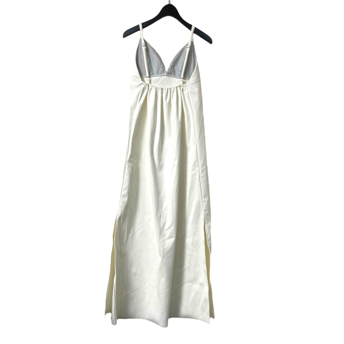 faux leather camisole dressキャミワンピース