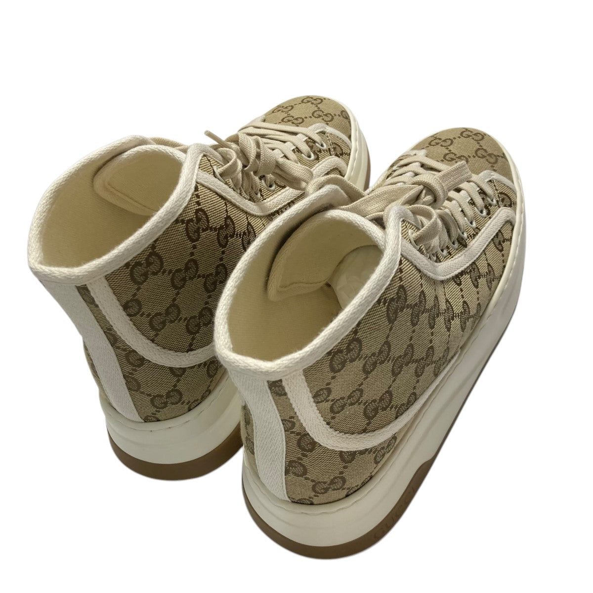 GUCCI Tennis 1977 GGキャンバスハイカットスニーカー745999 古着・中古-2枚目のアイテム画像