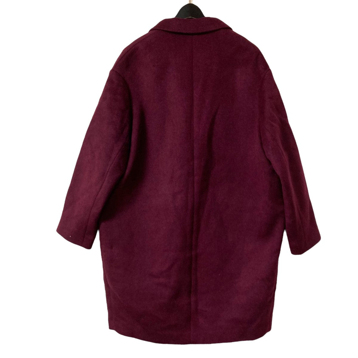 【ISABEL MARANT】BURGUNDY-RED 加工ステンカラー コート HARE（ハレ） ステンカラーコート コート ファイヤーマンバックル