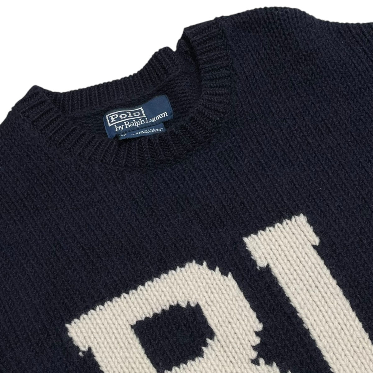 POLO RALPH LAUREN(ポロラルフローレン) 23AWセーター ネイビー サイズ