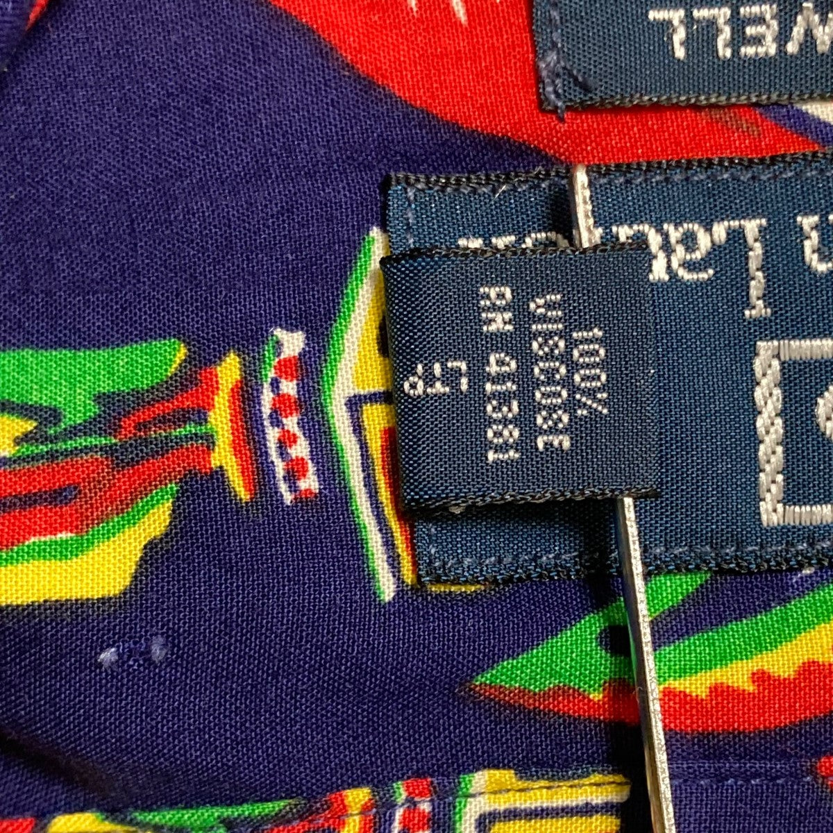 POLO RALPH LAUREN ポロ ラルフローレン ネイビー レーヨン 半袖