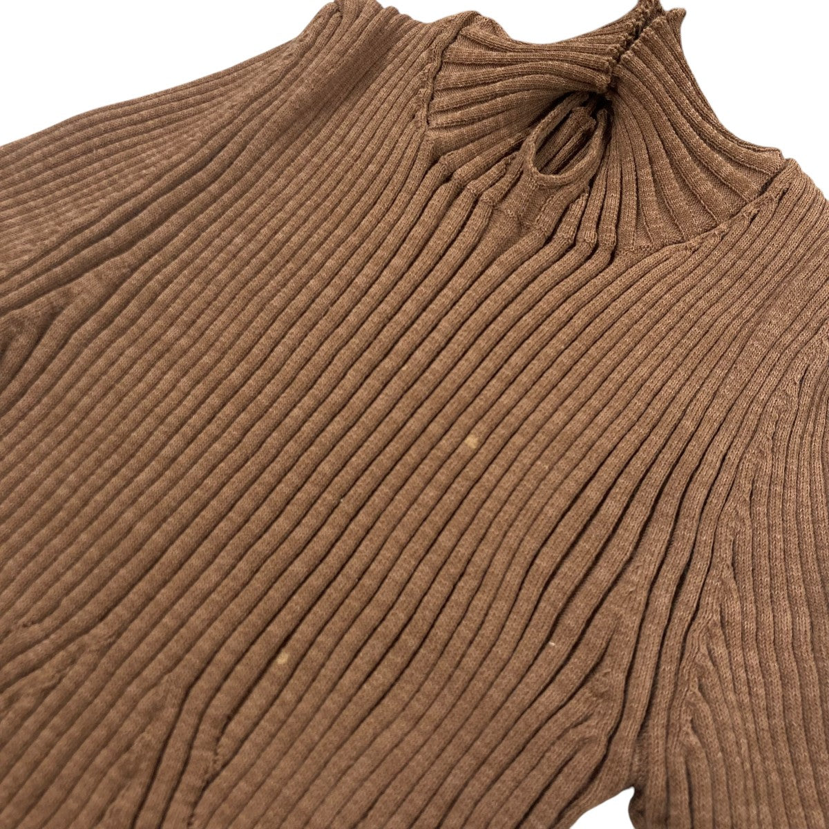mame kurogouchi(マメクロゴウチ) 23SSBasket Weave Detailed Knitted