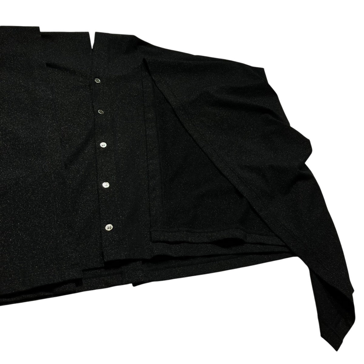 ジュンヤワタナベ ポンチョスタイル カーディガン　ブラック JUNYA WATANABE CDG(ジュンヤワタナベマン) 23SSカーディガン