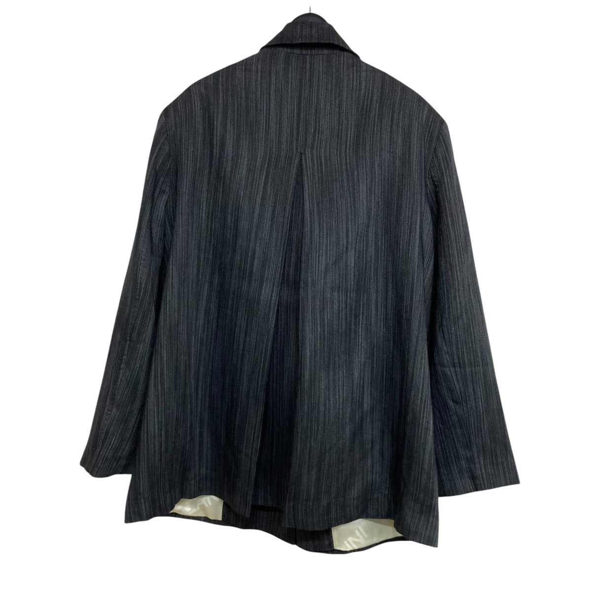 Gray Pinstripe Stretch Stripe String Top | GANNI NL