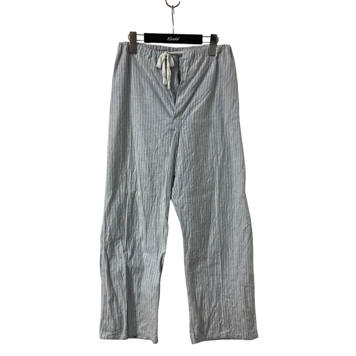 VINTAGE フランス軍 ストライプ スリーピングセットアップ シャツ パンツ 古着・中古-2枚目のアイテム画像