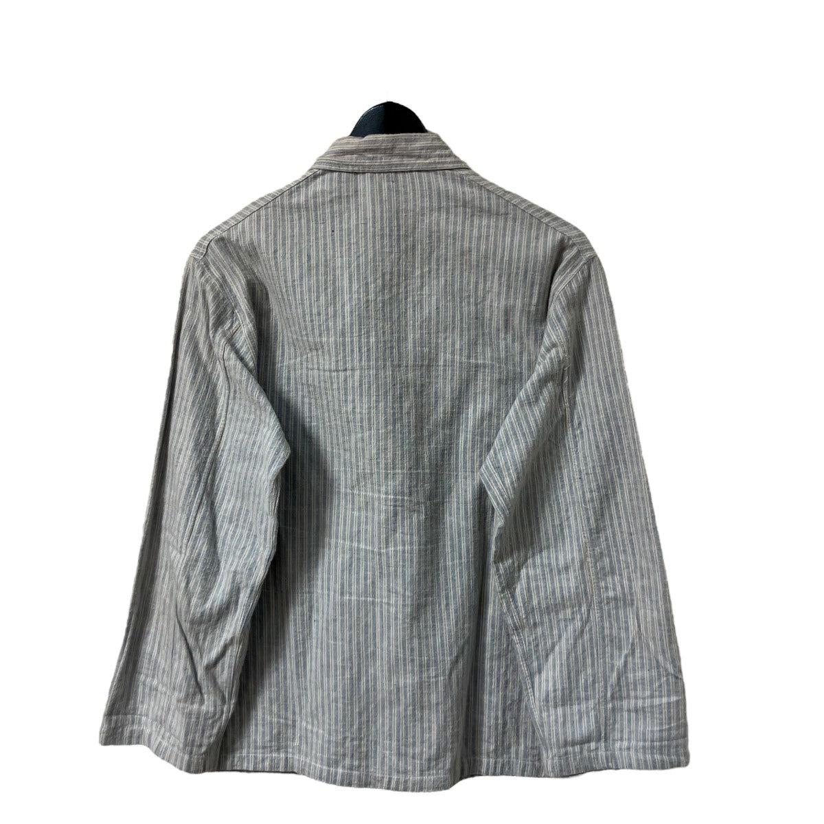 VINTAGE フランス軍 ストライプ スリーピングセットアップ シャツ パンツ 古着・中古-3枚目のアイテム画像