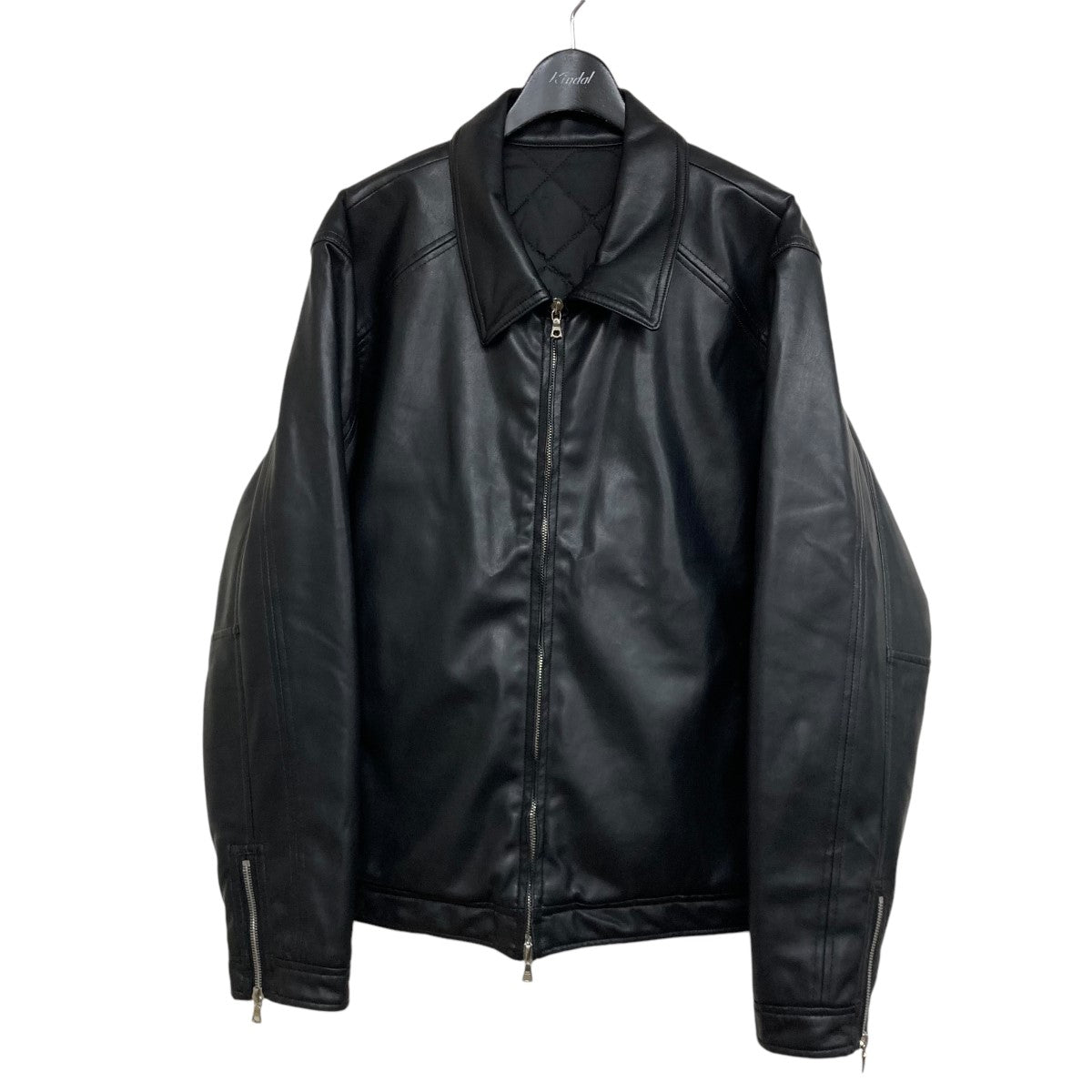 SUSTAINABLE LEATHER SINGLE RIDER’S JACKETフェイクレザージャケットSOPH 232020