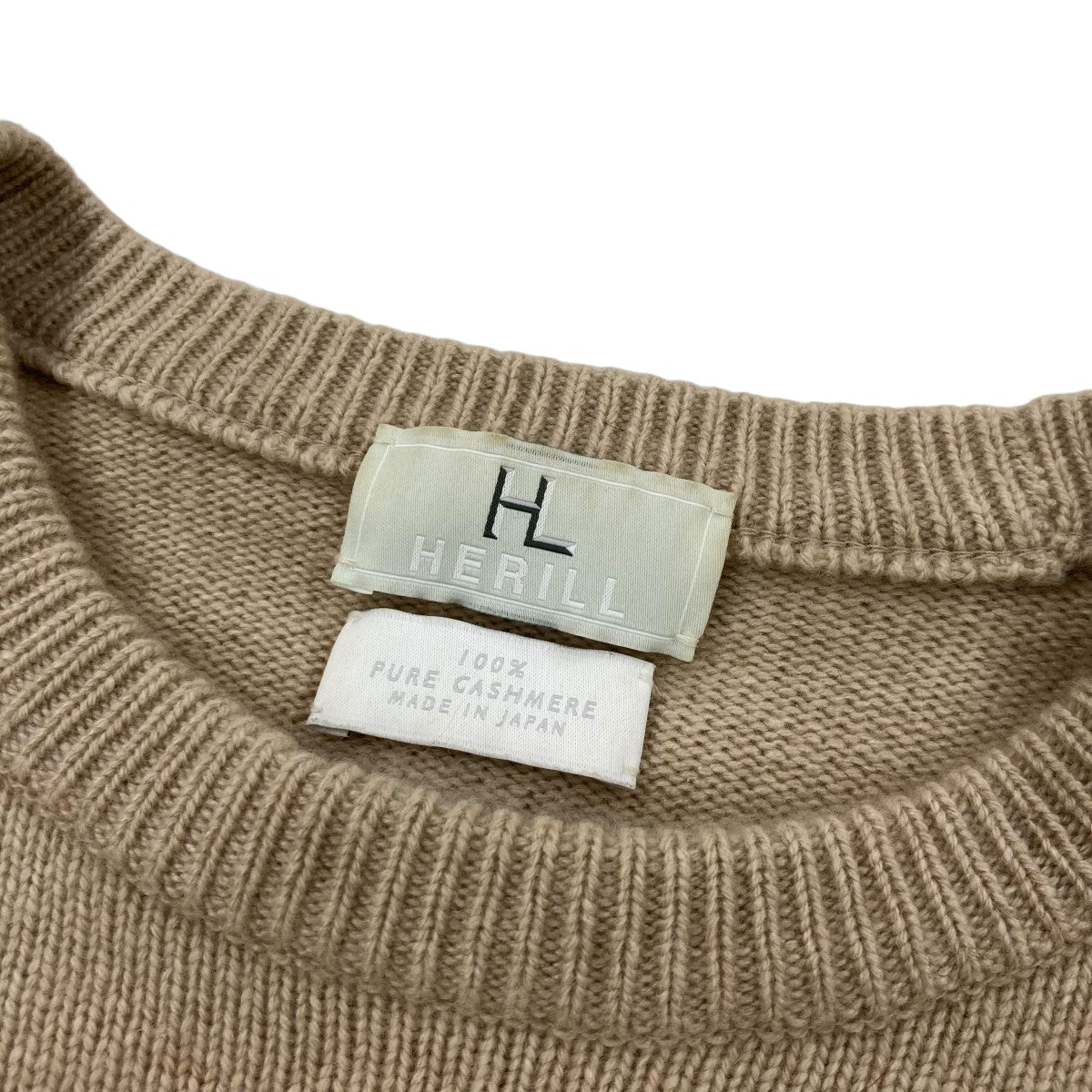 HERILL カシミヤ ビンテージ モックネックニット サイズ2楽天市場】herill（性別メンズ）（ニット・セーター｜ HERILL　カシミヤ ビンテージ モックネックニット サイズ2