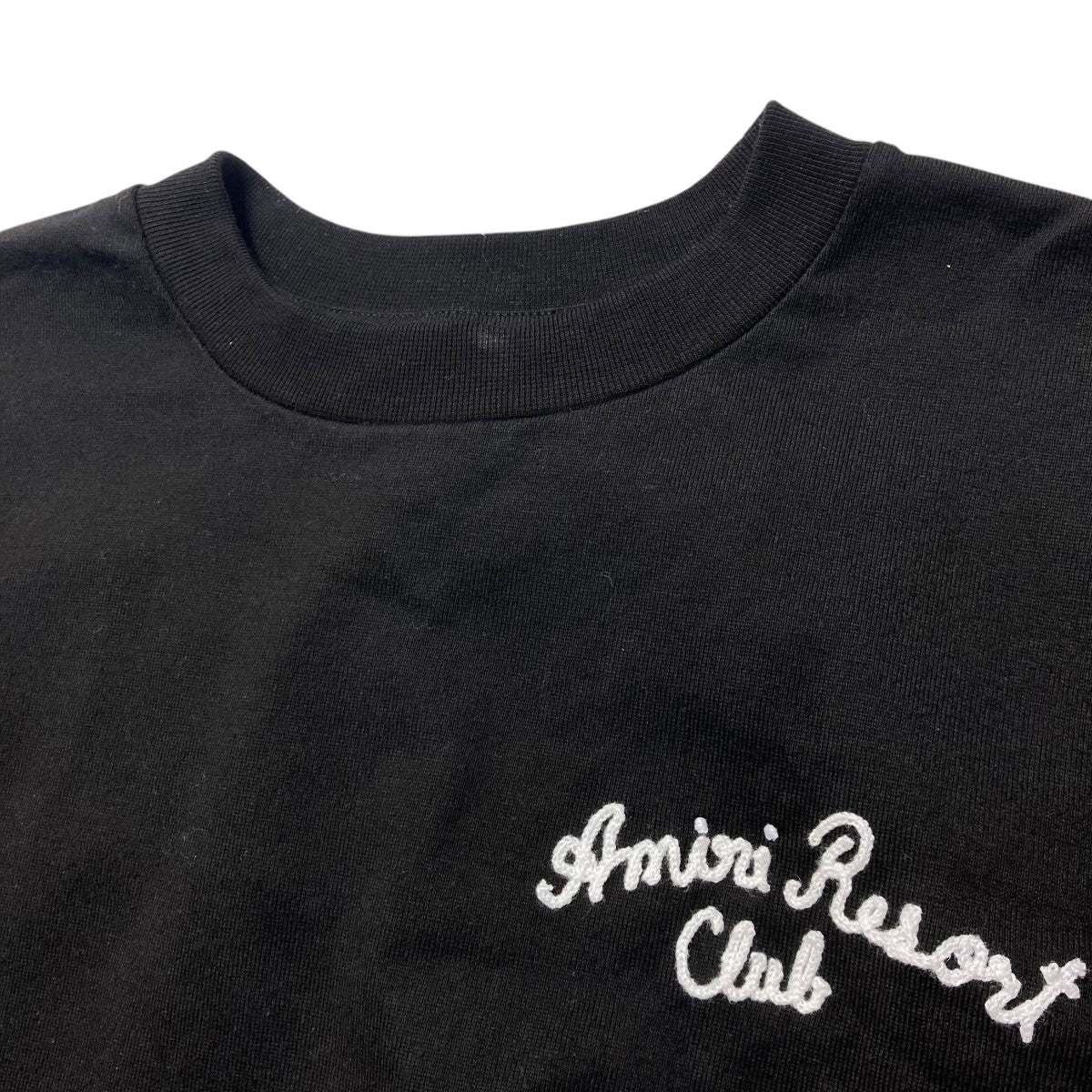 AMIRI SPIRIT OS TEE SN44綿×ポリウレタンプリント刺繍半袖TシャツSRAMJYTE1063SMRBC00 古着・中古-3枚目のアイテム画像