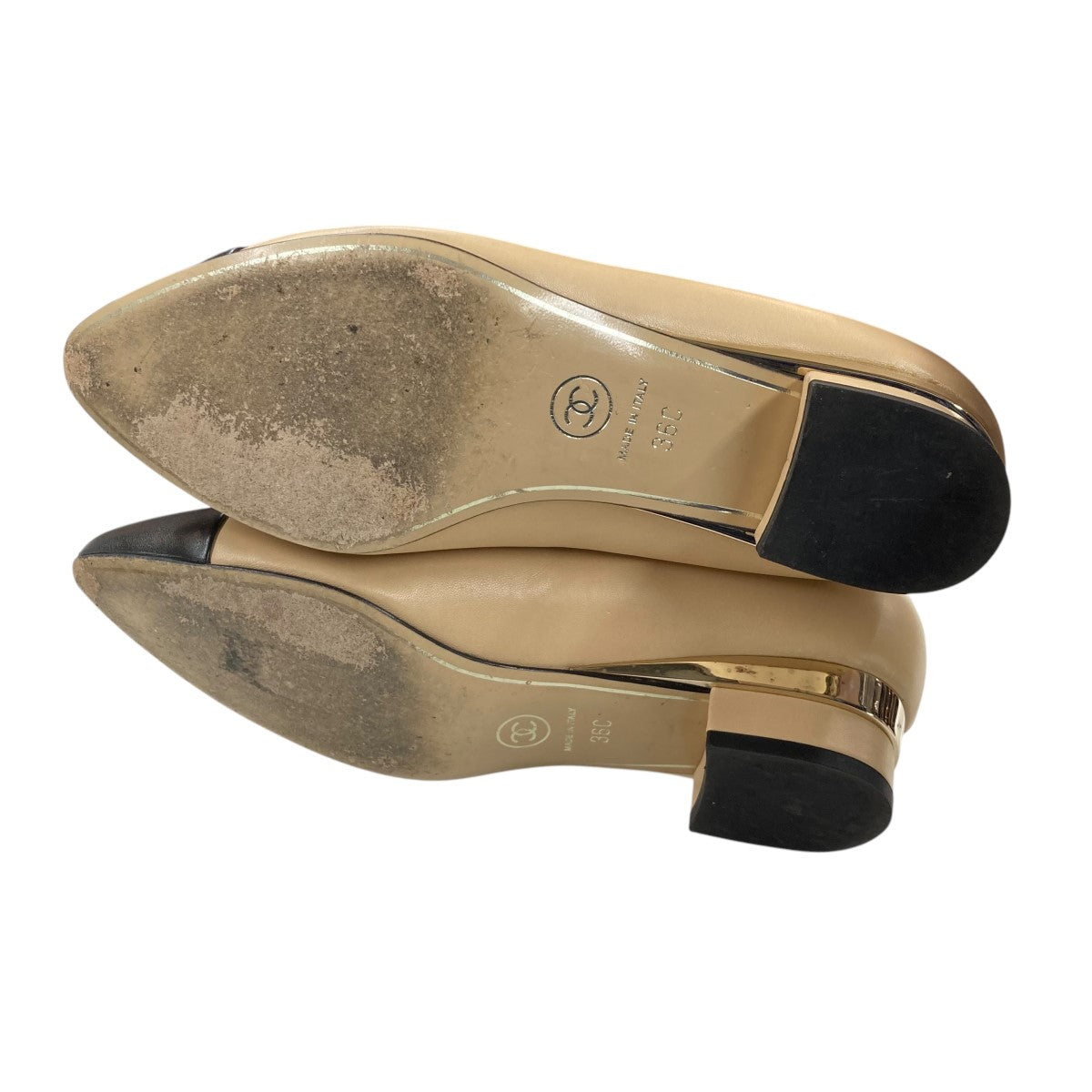 CHANEL(シャネル) レザーパンプスG32340 G32340 ベージュ サイズ