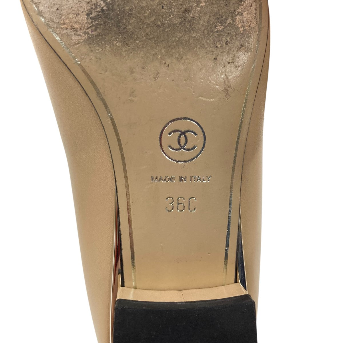 CHANEL(シャネル) レザーパンプスG32340 G32340 ベージュ サイズ