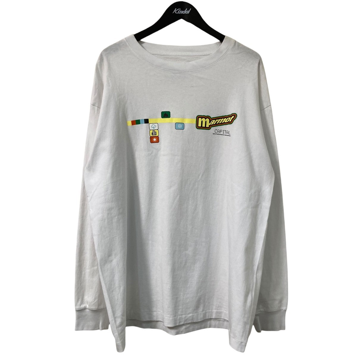 フロントプリントロングスリーブTシャツ1261 499 0300
