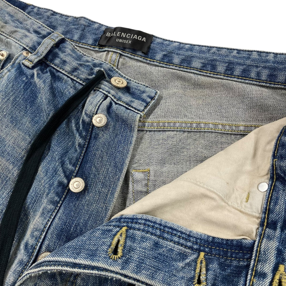 BALENCIAGA デニム Men's Waterproof Jeans in Light Blue | Balenciaga US
