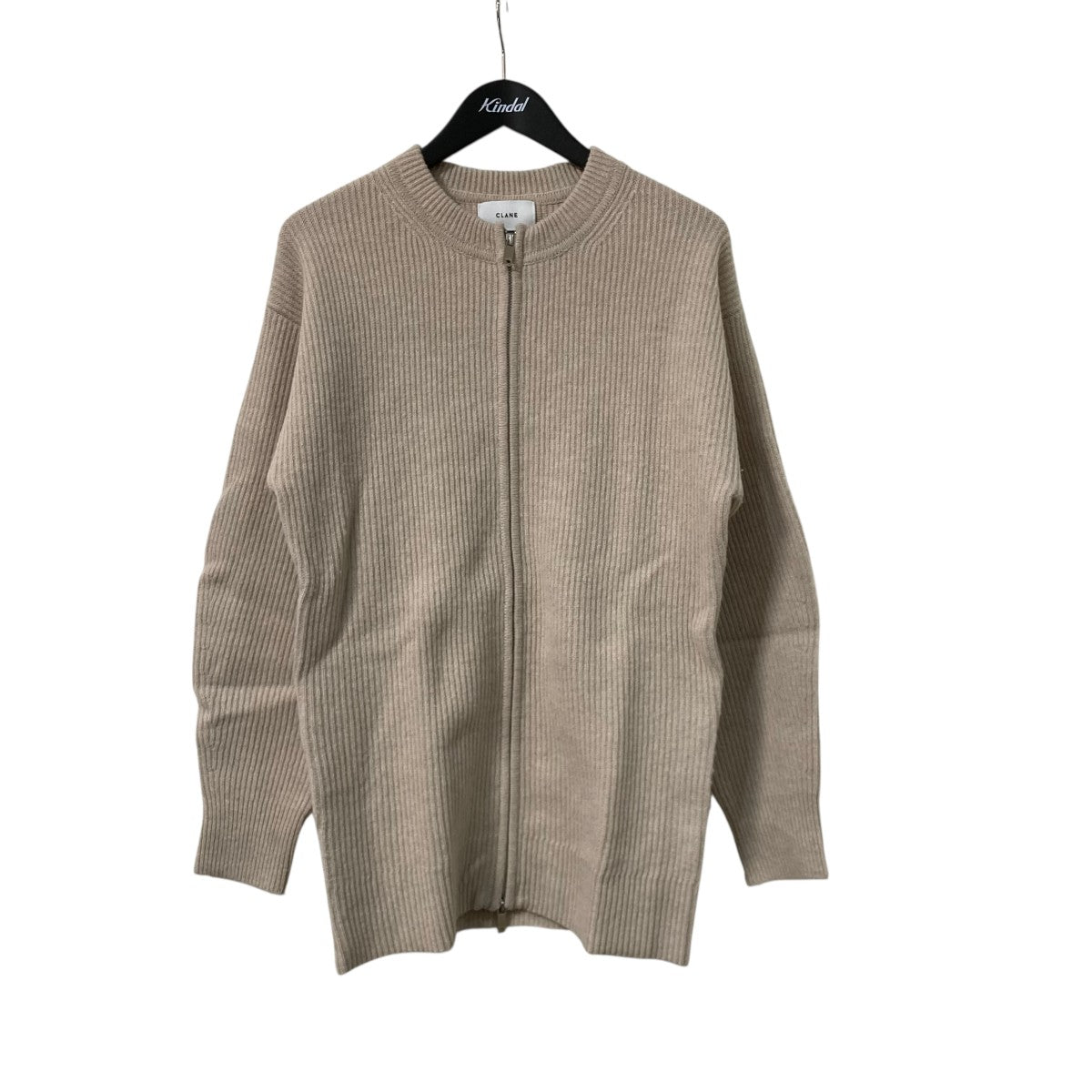 CLANE ZIP RIB KNIT TOPSドライバーズニット13106 2352 古着・中古-1枚目のアイテム画像