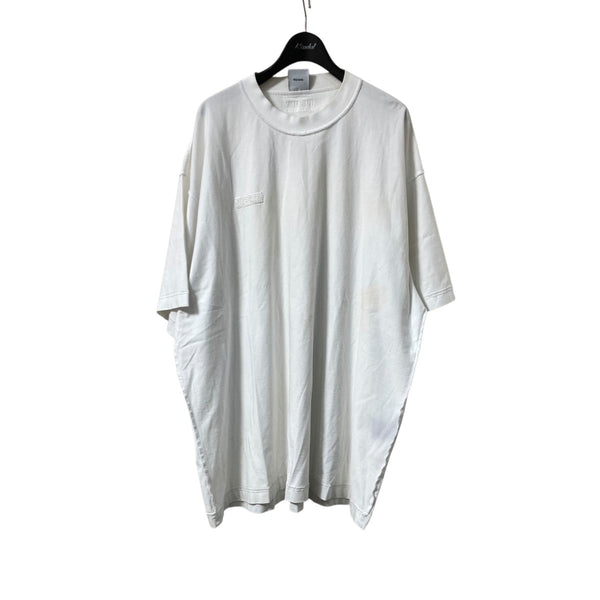 VETEMENTS(ヴェトモン) インサイドアウトエンブロイダリーロゴTシャツ
