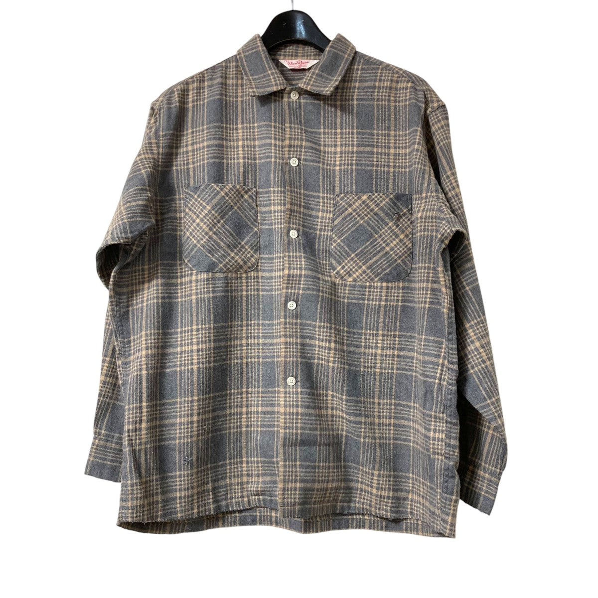 DAN RIVER(ダンリバー) 24AWWORN OUT CHECK BOX SHIRTチェックシャツ グレー サイズ  M｜【公式】カインドオルオンライン ブランド古着・中古通販【kindal】