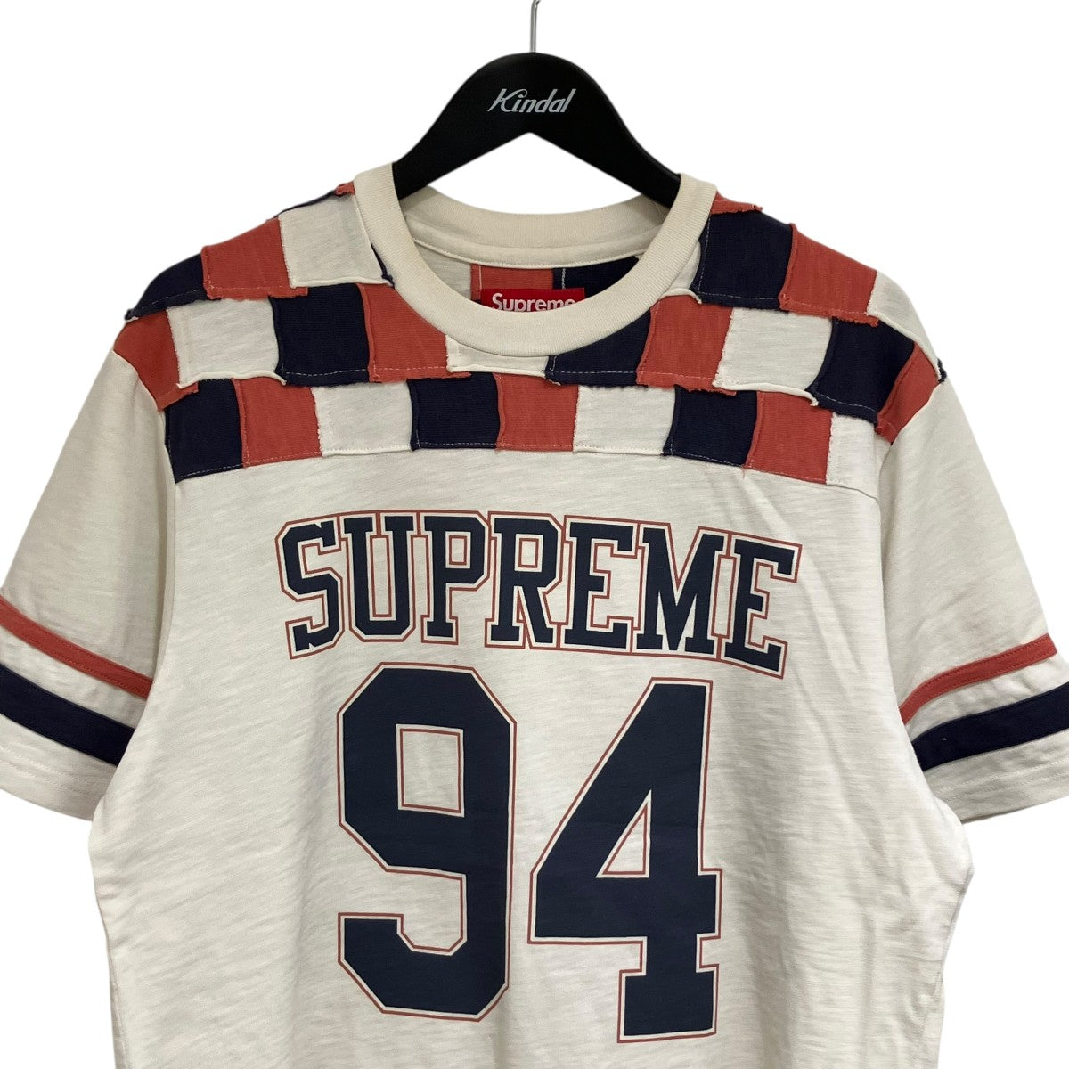 Supreme 24AWPatchwork Yoke Football Top StoneフットボールTシャツ 古着・中古-3枚目のアイテム画像