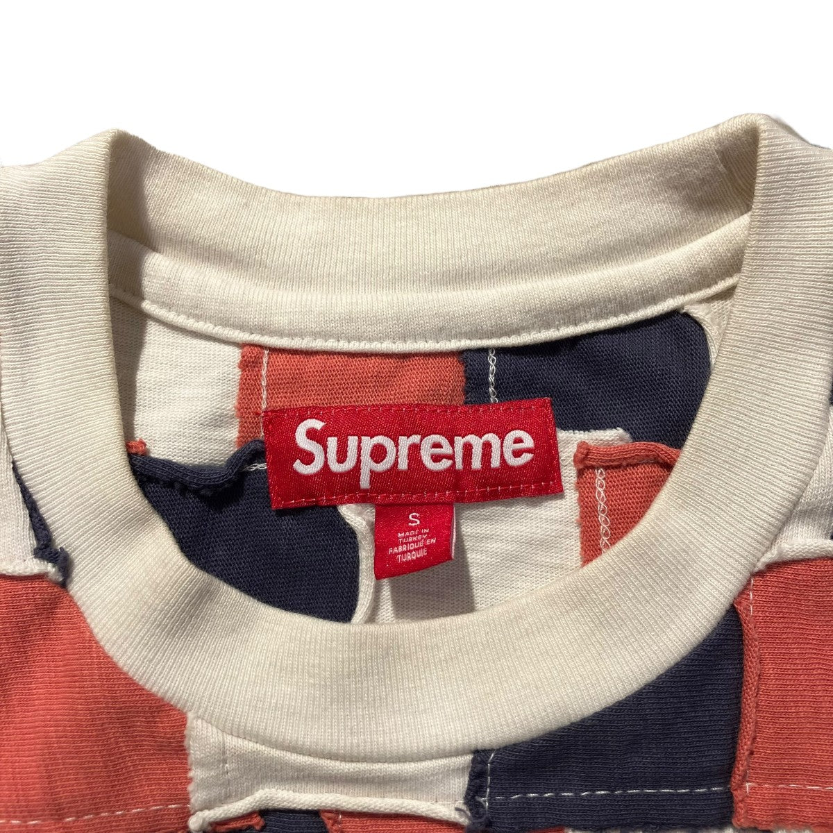 Supreme 24AWPatchwork Yoke Football Top StoneフットボールTシャツ 古着・中古-5枚目のアイテム画像