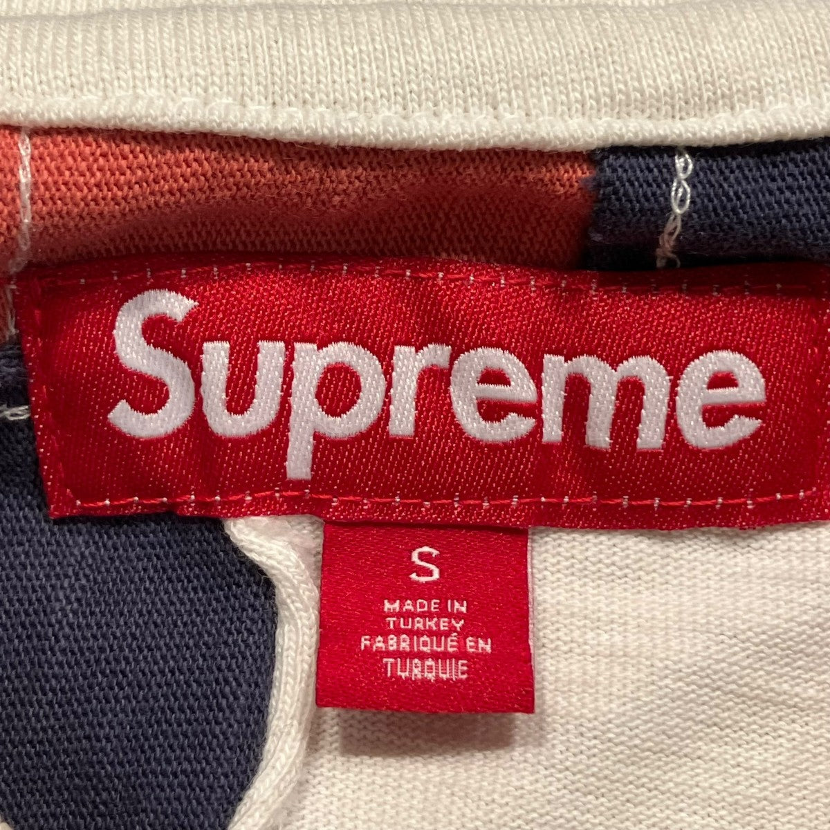 Supreme 24AWPatchwork Yoke Football Top StoneフットボールTシャツ 古着・中古-6枚目のアイテム画像