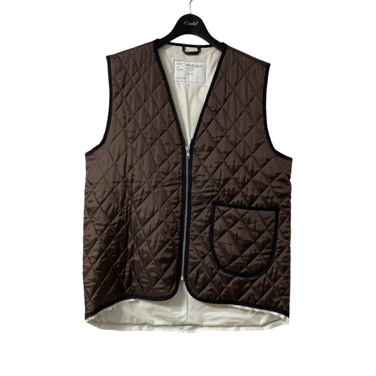 CAMIEL FORTGENS(カミエルフォートへンス) quilted vestキルティング
