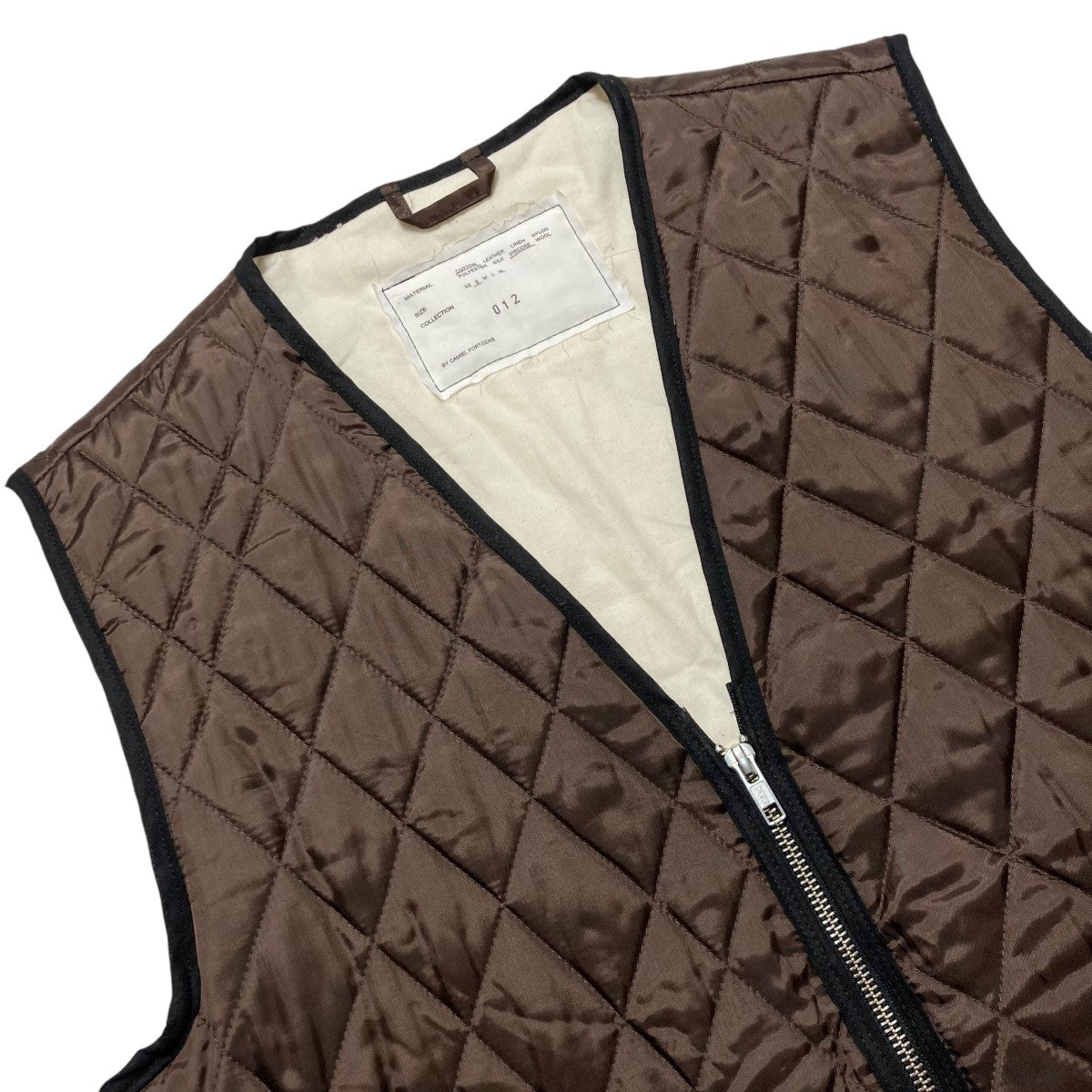 CAMIEL FORTGENS(カミエルフォートへンス) quilted vestキルティング