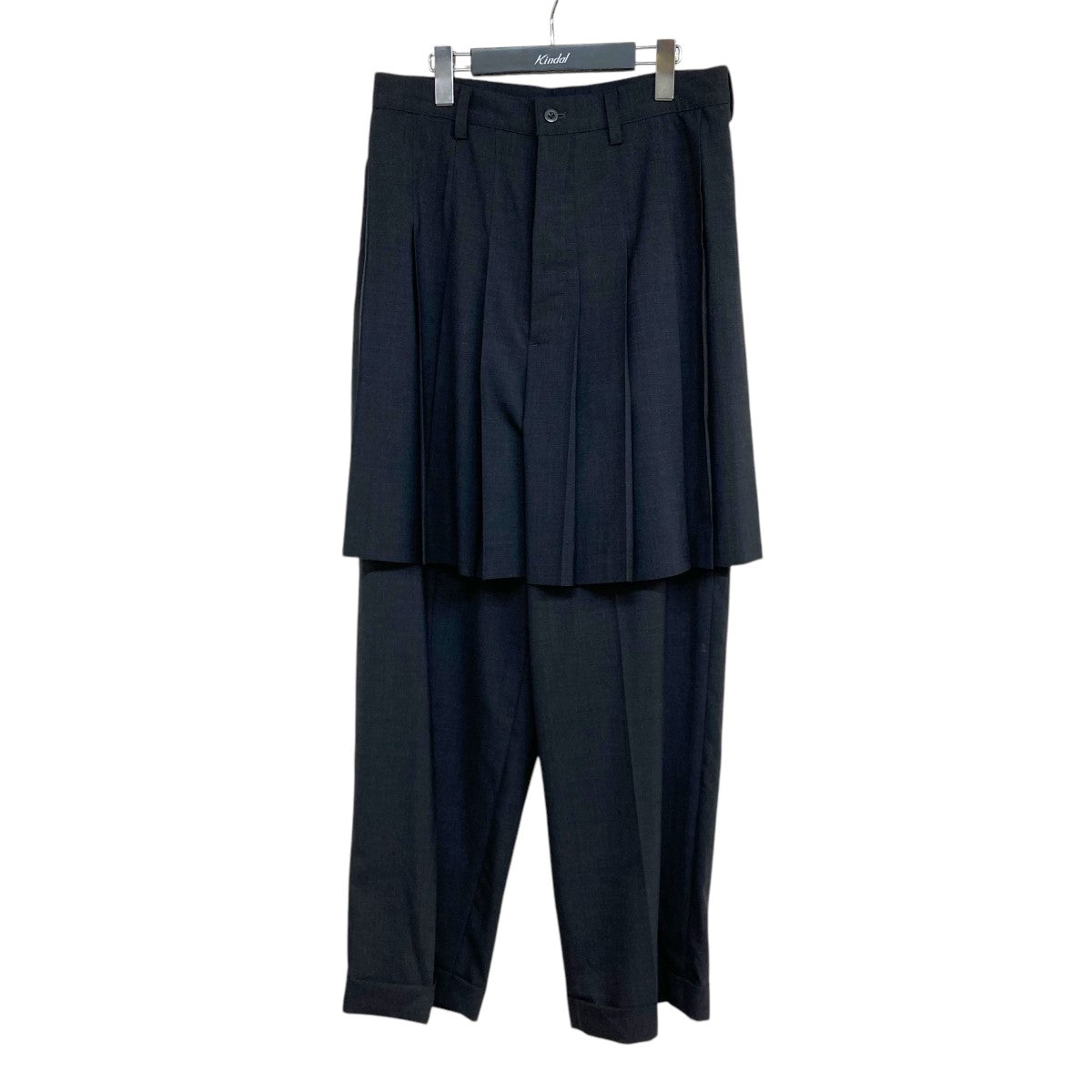 COGNOMEN(コグノーメン) PLEATED LAYERED PANTSレイヤードスラックスTC PT M02 TC PT M02 グレー サイズ  M｜【公式】カインドオルオンライン ブランド古着・中古通販【kindal】